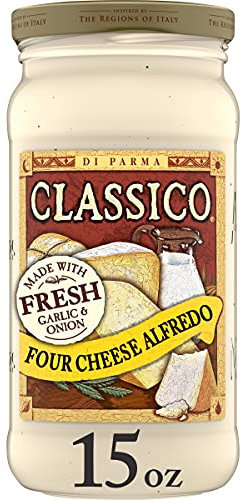 Classico Four Cheese Alfredo Sauce pour pâtes, pot de 445 ml