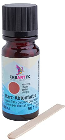 Creativ Company CREARTEC Harz-Abtönfarbe transparent Farbkonzentrat lichtecht mischbar 10.0 ml Ganzjährig Kirschrot