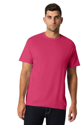 Gildan Men's G2000 Ultra Cotton Adult T-Shirt, Heliconia, Small