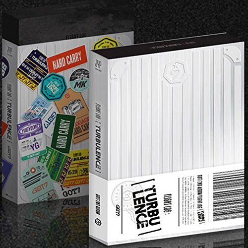 GOT7 - 2nd Album [FLIGHT LOG : TURBULENCE] CD + Cover (Random) + Photobook + Decoration Sticker (Random) + Photocard (Random) + Event Card