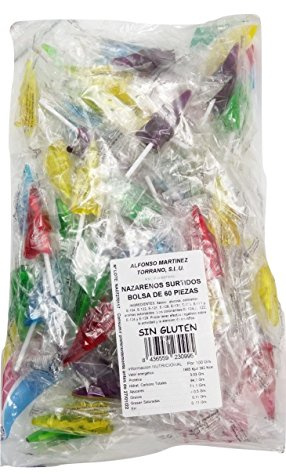 Nazarenos - penitentes - encapuchados - Semana Santa - de caramelo 60 piezas