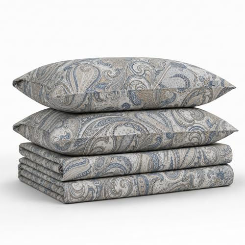 TL Paisley Park 300 TC Cotton DP Sheet Set King