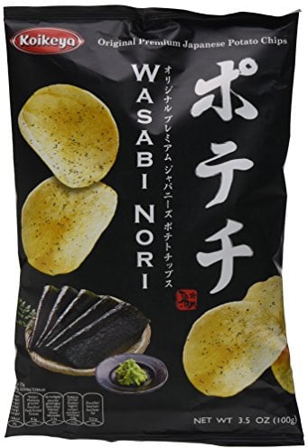 KOIKEYA Potato Chips Wasabi Nori, 4er Pack (4 x 100 g)
