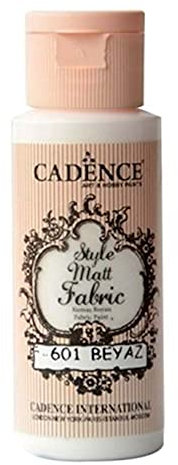 Cadence Pintura Textil Mate Blanco 59ml