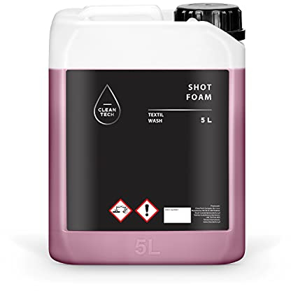 CLEANTECH CO – Shot Foam – Nettoyant pour tissus, tapis et sièges de voiture