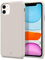 CYRILL by Spigen Silicone Designed for iPhone 11 Case, Silky-soft touch Slim Protective Cover Protection with Microfiber lining inside for iPhone 11 Case - Stone
