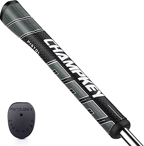 CHAMPKEY CT2 Pistol Golf Putter Grip | Lightweight and Comfortable Golf Grips | Advanced Texture Control and High Feedback Golf Putter Grips