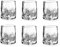 Provance Lot de 6 verres à shot en cristal massif de qualité supérieure - 55 ml - Passe au lave-vaisselle - Aspect élégant