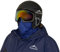 Bergmannswald® warmes Halstuch mit weichem Fleece Skifahrer Biker Fahrradfahrer Camper UVM - atmungsaktiv und flexibel (Blau)