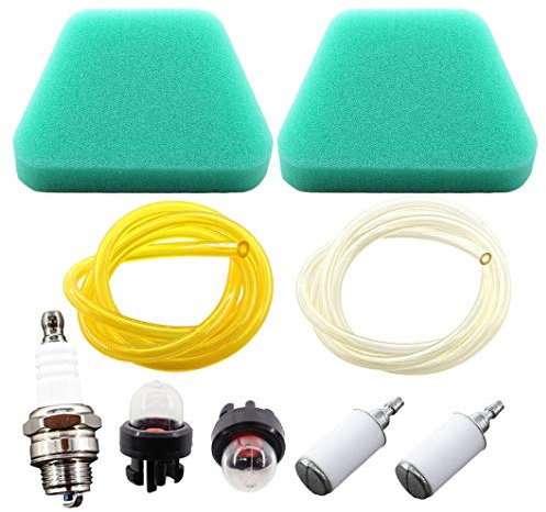 MCHNIC Buffer Spring Air Filter Fuel Filter Spark Plug Kit for McCULLOCH Mac Cat 335 338 435 438 440 442 Partner 350 351 352 370 371 382 390 Chainsaw