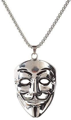 YSuqiBB Die Titan Stahl Halskettenanhänger für Unisex ist das beste Geschenk, um sich selbst oder Verwandte und Freunde zu belohnen. (Geheimnisvoller Clown)