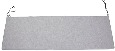 FRANK FLECHTWAREN Bankauflage Modern, grau 110 x 35 x 3cm