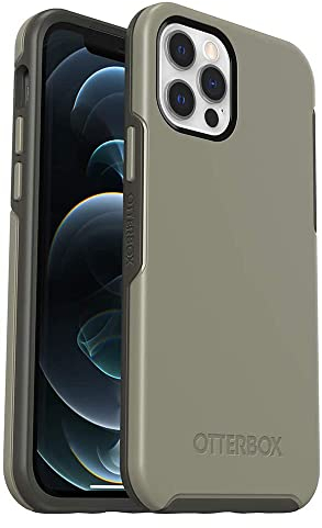 OtterBox Symmetry Series Schutzhülle für iPhone 12 und iPhone 12 Pro, keine Einzelhandelsverpackung, Earl Grey