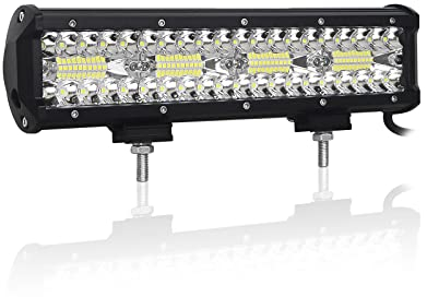 Willpower 30CM 240W Arbeitsscheinwerfer Bar - LED Scheinwerfer 12V 24V Wasserdicht Flutlicht Spot Combo für Offroad Auto Traktor Zusatzscheinwerfer Rückfahrscheinwerfer Lightbar