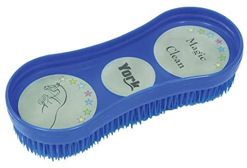 York Bürste Magic Clean Pferdebürste Putzbürste (Blau)