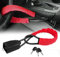 Antirrobo Coche Volante, Bloqueo Volante Coche Antirrobo para Volante Antirrobo Volante Coche e 2 Llaves Para Camiones Camionetas SUV, Rojo