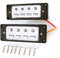 Micro Basse Électrique Mini 4 Cordes Bass Neck Middle Bridge Micros Set Avec Vis De Montage Kits De Remplacement De Pièces De Basse 4 Cordes Mini Guitare Électrique Micros Basse Bass Neck Bass Avec