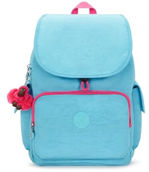 Kipling Damen City Pack Rucksack, Ganztägiger vielseitiger Tagesrucksack, Blue Sea Combo, 12.5''L x 14.5''H x 7.25''D, Damen City Pack Rucksack, Ganztägiger vielseitiger Tagesrucksack