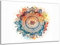 Munera Design - Bild 30x40 - Mandala - Wand-Bilder Wohnzimmer
