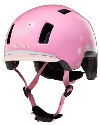 Affenzahn Fahrradhelm robuster Kinderhelm für Mädchen und Jungen für Fahrradfahren, Laufrad und Rollerfahren Einhorn - Rosa