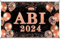 ABI 2024 Banner 110x180cm Graduation Deko für Abschlussfeier Abitur Abschlussparty Hintergrund Dekoration Prüfung Bestanden Geschenke Abschlussdekoration