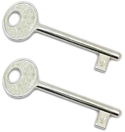Llave para cerradura AGB interior empotrada (niquelado, n.º 9)