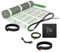 EH Expert EcoPRO Heizmatten Set | 100 W/m² | 1 m² | Elektrische Fußbodenheizung - für Fliesen, Naturstein, Teppich, Vinyl und Laminat, inkl. Installationsmaterial, mit Touchthermostat (Schwarz)