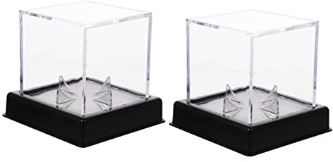 Supvox 2sätze Baseball Mit Deckel Transparente Aufbewahrungsbox Für Souvenir-bälle Staubdichte Und Uv-geschützte Display- Für Baseball Und Softball Und Praktisch Für Sammler