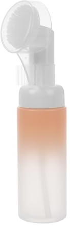 FRCOLOR Flacon Pompe À Mousse Rechargeable Avec Brosse Distributeur Gel Douche Flacon Pompe Nettoyant Visage Bouteille De Shampoing Pet 15.10 X 3.60 X 3.60 cm Pour Voyage