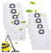 8 Pack Karcher Vacuum Bags, Vacuum Dust Bags Replacements Compatible with Karcher WD 2 Plus, WD 3, WD 3 Battery, KWD 1/D 2/D 3, MV 3, WD 3.200 to WD 3.800 M, SE 4001/4002