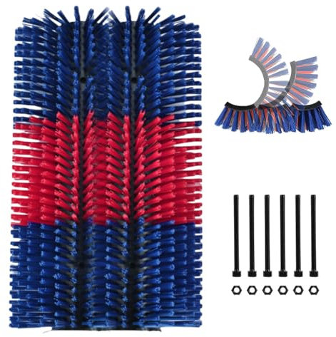Massagebürsten für Pferde, 3 Klapp Kratzbrett Bürste XXL Anti Juckreiz Pad Pferde Rückenkratzer, Massagebürsten-Set, Massage und Pflege Pferdebürsten