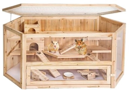 HTI living Kleintierkäfig Hamsterkäfig Nagerkäfig Kleingehege