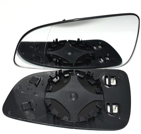 Cristal Retrovisor Para Opel para Vauxhall para Astra H 2004-2008 espejo retrovisor de puerta de coche cristal retrovisor lado izquierdo calentado convexo con placa Calentable Retrovisor