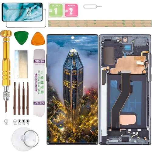 Gadget Troops (No Fingerprint) LCD Display Assembly for Samsung Galaxy Note10+ Plus 4G/5G (Note 10+ Plus) SM-N975F/DS, N976B, N975U, N975U1, N975W, SCV45 Screen Replacement kit (Black)