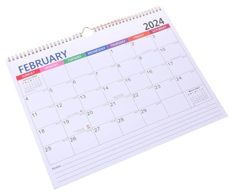 GRIRIW Jahresplaner Wandkalender Im Minimalistischen Design Hängend Für Zuhause Und Büro Praktischer Monatskalender Zur Terminplanung Und Eventverfolgung Kompakt Und Leicht Zu