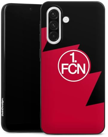 DeinDesign Silikon Hülle kompatibel mit Samsung Galaxy A56 5G Case schwarz Handyhülle 1. FC Nürnberg Fanartikel 1. FCN