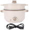 TOPINCN Pentola Elettrica 3L, Fornello Elettrico con Ramen di Grande capacità, Fornello Elettrico Portatile da Non Attaccare con Doppio Controllo di Potenza per Camp Dorm (Spina UE 220V