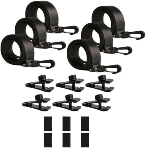 Nybhyjka Swimming Pool Cover Roller Attachment Straps Kit Solar Pool Reel Strap Kit Solar Pool Tarpaulin Fixing Kit Pool Solar Cover Reel Attachment Kit For Ground Pool