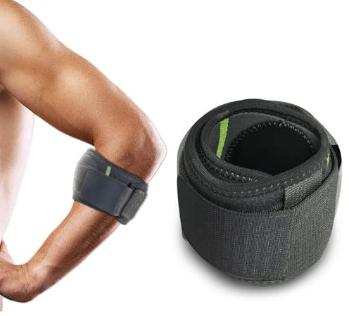 BUTO Tutore Epicondilite Gomito,Con Comodo Cuscinetto di Compressione in EVA,Fascia Gomito Palestra Regolabile per Tennista e Golfista,Per Alleviare il Dolore del Gomito del Tennista,Uomo e Donne