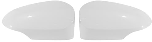 Motoforti 1 Pair Door Wing Mirror Cover for Toyota Yaris 2012-2019 White