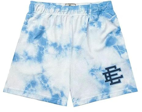 ZBJZUIMEI Bermuda Uomo Estate Uomini Sport Shorts Fitness Pallacanestro Pantaloni da Spiaggia Mesh Traspirante Allenamento Shorts-Bianco Wu-XXL