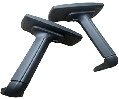 Amagogo 2 Pieces Universal Office Chair Armrest Accessory Handrail Furniture Accessories Replacement Armrest for Most Gaming Chairs Office Chair,Size B(Adjustable height)