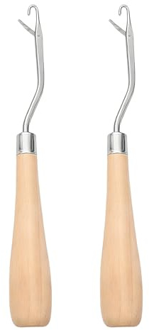 2 PCS Latch Hook Tool, Crochet Hook Tool, Latch Hook Crochet Needle Set | Applicable to Hair Crochet, Rug Making, and Other Art Crafts, Durable and Versatile for DIY Arts & Crafts.