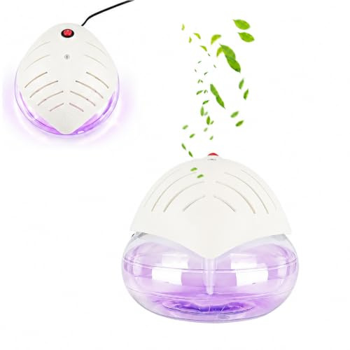 Air Filter Aroma Diffuser Ioniser - Water Diffuser with Switch and 7-Color LED Lights, Air diffuser for Home, 2-in-1 Air Purifier and Humidifier, for Living Rooms, Dffices, and Smoking Rooms