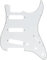Fender 099-2018-000 3-Ply White 11-Hole Vintage Mount S/S/S Stratocaster Pickguard (with Truss Rod Notch)