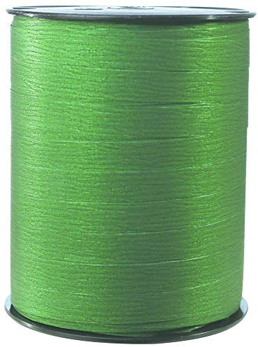 Clairefontaine 601574C Spule Geschenkband matt (250 m x 10 mm, ideal für Bastelprojekte und Geschenke) 1 Stück dunkelgrün