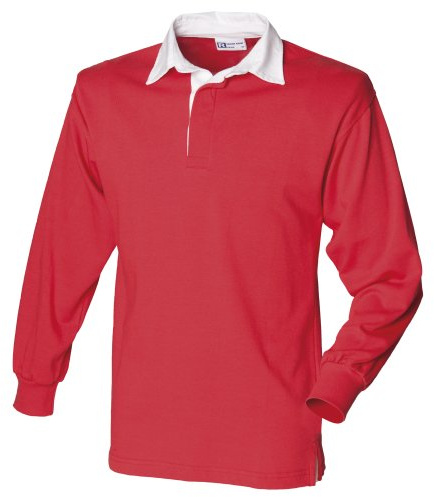Front Row Long Sleeve Classic Rugby Shirt Mens