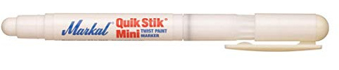 Markal 3 mm Quik Stik Mini Paint Marker - White