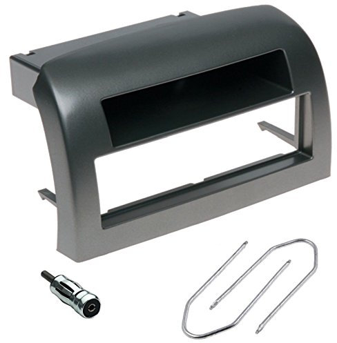 G.M. Production - 2254+153+Blk - Mascherina 1 DIN (ISO) per autoradio Radio Lancia Ypsilon Y dal 2003 al 2006 [Controllare Bene Dettagli]