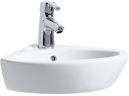 Laufen Eck-Waschtisch Pro A mittig 440x380 LCC weiß, 8169584001041